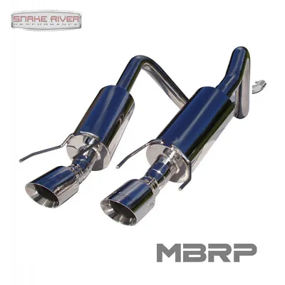 Mbrp 2.5  Exhaust 05-08 Chevy C6 Corvette Dual Muffler Axle Back 6.0l T304 • $754.99