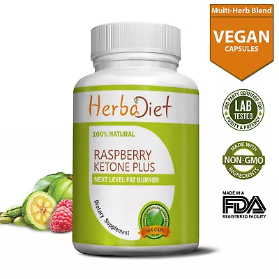 Raspberry Ketones Garcinia Cambogia Green Coffee Acai Berry Fat Burn Capsules • £8.63