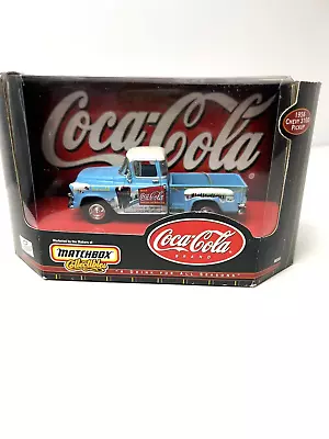 Matchbox Collectibles Coca-Cola 1956 Chevy 3100 Pickup Blue # 96556 NIB • $19.99
