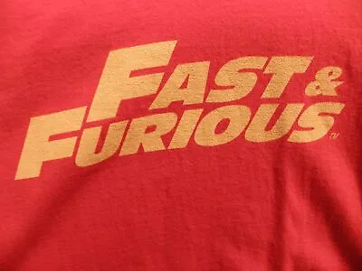 Fast And Furious Ladies T-Shirt Vintage Size Lady M Paul Walker Vin Diesel • $199.95