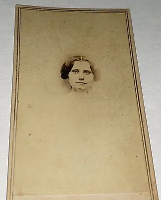 Rare Antique American Civil War Woman! Rhode Island CDV Photo! Tax Stamp! 1864! • $19.99