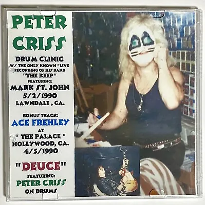 KISS Peter Criss CD 1st Drum Clinic Featuring Mark St. John • $20.99