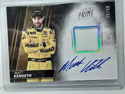 Matt Kenseth 2018 Panini Prime NASCAR Auto Racing RELIC + ON CARD AUTO (80/99) • $19.99