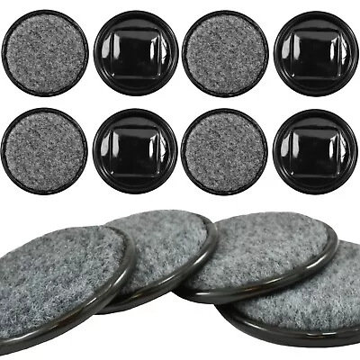 £5.99 • Buy 8 X Furniture Floor Protector Castor Cups Chair Sofa Feet Carpet Laminate Wood
