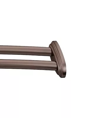 Moen DN2141OWB Double 60  Curved Shower Rod In Old World Bronze (Read) • $59.95