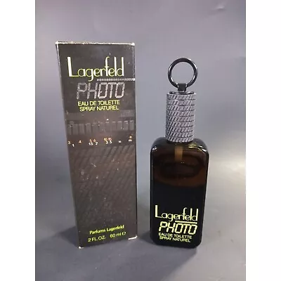 Lagerfeld Photo Eau De Toilette 2oz USED / ALMOST FULL • $80