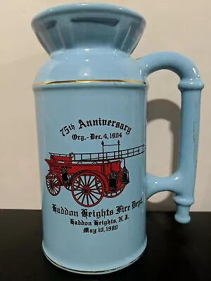 Rare Haddon Heights New Jersey Fire Dept 75th Anniversary 1980 Mug Beer Stein 8  • $27.95