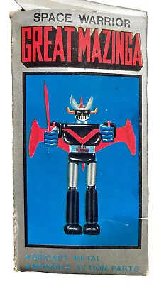 1970s SHOGUN WARRIOR GREAT MAZINGA SPACE WARRIOR TOY IN BOX TAIWAN 5.25  VINTAGE • $299.99