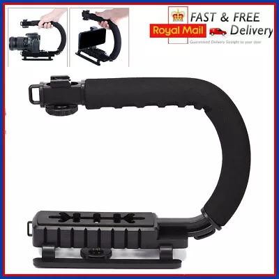 Pro Video Stabilizer Camera DSLR Handle Grip Rig Steadicam Gimbal For Camcorder • £10.39