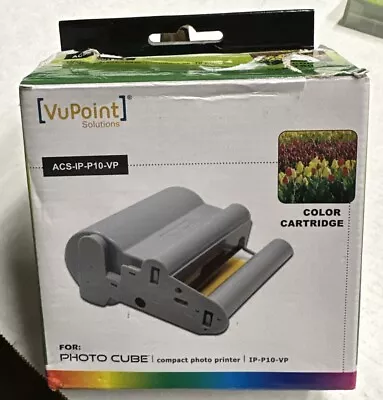 VuPoint Solutions ACS-IP-P10-VP Photo Cube Color Cartridge Ink/Paper  SEALED IN • $17.99