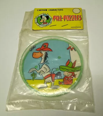 1970S QUICK DRAW McGRAW & BABA LOOEY Cartoon PILL PUZZLE Hanna-Barbera SEALED • $24.99