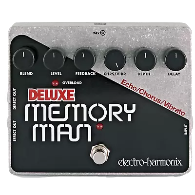 Electro-Harmonix Deluxe Memory Man Analog Delay / Chorus / Vibrato Pedal - New • $250.90