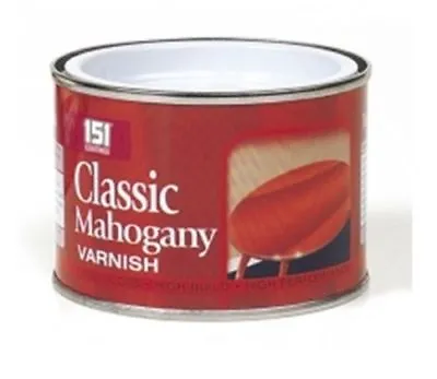 Tin Of Classic Mahogany Varnish 180ml Home DIY Wood Protector • £5.49