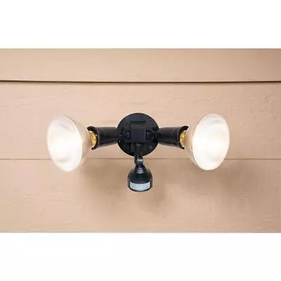 110° Black Motion Activated Sensor Outdoor Security Flood Light • $16.49