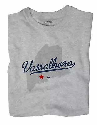 Vassalboro Maine ME T-Shirt MAP • $18.99