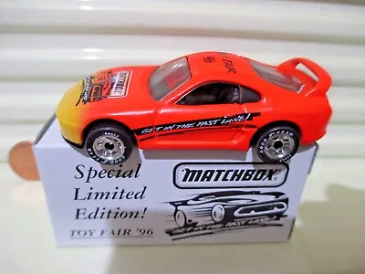 Matchbox 1996 USA Toy Fair TOYOTA SUPRA TURBO New Mint In New Mint Box • $17.99