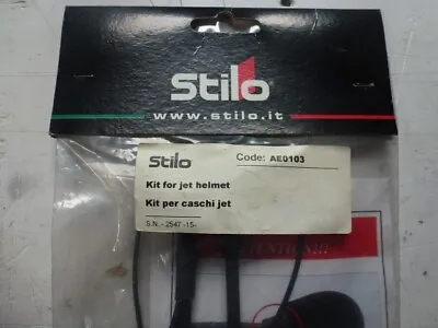 Stilo Ae0103 Open Face Wrc Jet Helmet Intercom Headset Rally • £100