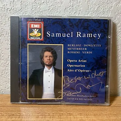 Samuel Ramey: Operatic Arias CD By Giuseppe Verdi / Autographed L! • $19.95
