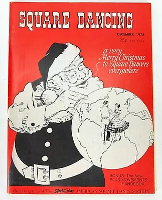 VTG American Square Dance Dancing Magazine Santa Christmas December 1978 RARE • $44.14