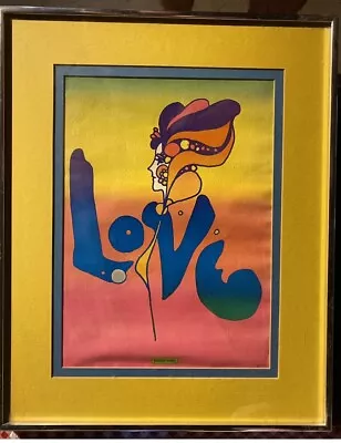 Peter Max  Love . 1970 Original Matted And FRAMED • $79