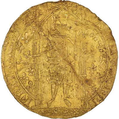 [#1066023] Coin France Charles V Franc à Pied VF Gold Duplessy:360 • $1077.70