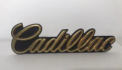 Cadillac Vintage Eldorado 1970's Gold Emblem Metal Name 1624421 Original  • $38