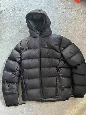 MACPAC Mens Pertex Microlight Waterproof Down Hooded Puffer Jacket Size M - GOOD • $25