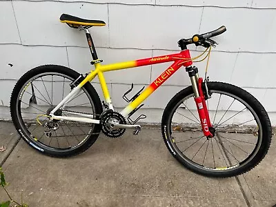 1996 Klein Attitude 17in XT 3x9 NOS Build SID Race Mavic Tubeless • $1050