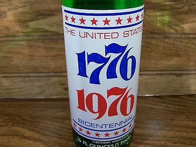 7 Up Salutes UNITED STATES 1776 - 1976 BICENTENNIAL 1 - 16 Oz 7 Up Bottle • $2.99