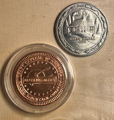 $2.99 • Buy Two 1999 Silver Dollar City Medals