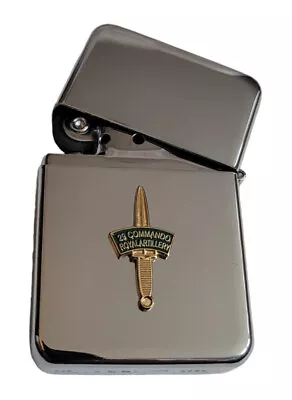 29 Commando Royal Artillery Deluxe Veterans Lighter With Gold Plated Badge • £9.99