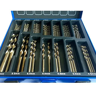 Cobalt Drill Bit Set For Stainless Steel Inox 5% M35 Metal HSS-Co 99 Cobalt Bits • £39.99