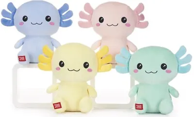 New Official 10  Kawaii Cuties Colourful Axolotl Soft Plush Toys Squashy Plush • £10.99