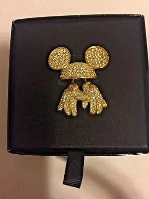 Napier Mickey & Company Mickey Hat/ Gloves Dangle Pin In Original Box • $149.99