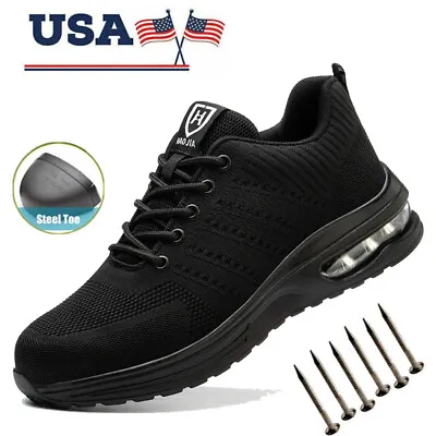 Mens Work Boots Steel Toe Safety Shoes Indestructible Sneakers Lightweight Shoes • $29.99