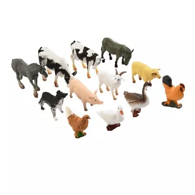 Farm Animals Model Miniature Poultry Figure Toys Perfect For Kids' Learning • $13.83