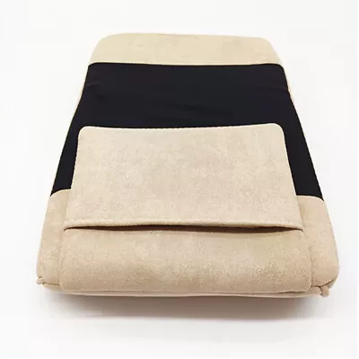 Car Accessories Armrest Cushion Cover Lid Center Console Box Pad Protector Beige • $26.90