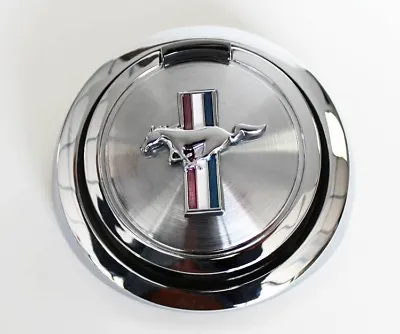 NEW! 1969 Ford Mustang Gas Cap Pop Open Pony Emblem Chrome  • $109.95