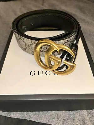 Gucci GG Belt Men With Double G Buckle • $110