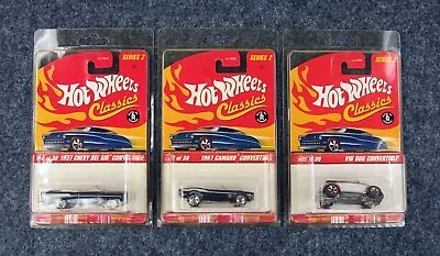 $29.99 • Buy Hot Wheels  Classics Series 2 Convertible Lot**vw Bug, 57 Chevy, Camaro**2005**