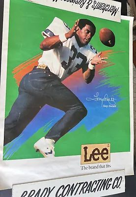 Vintage 1980s Tony Dorset Lee Jeans Promotional Poster • $19.99