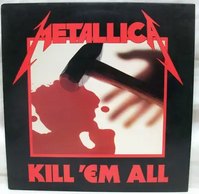 1986 Metallica  Kill 'Em All  LP Vinyl Record NM-/EX+ MRI 069) No Barcode Press • $199.99