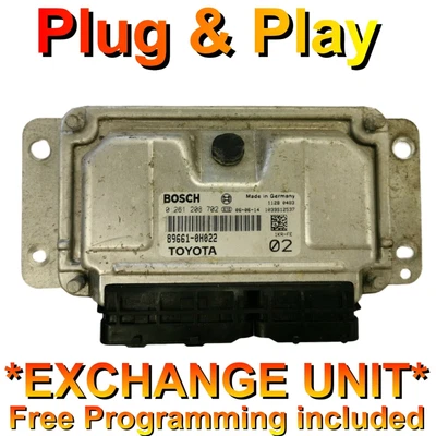 £79 • Buy Toyota Aygo Citroen C1 Peugeot 107 ECU 0261208702 / 89661-0H022/23 *Plug&Play *