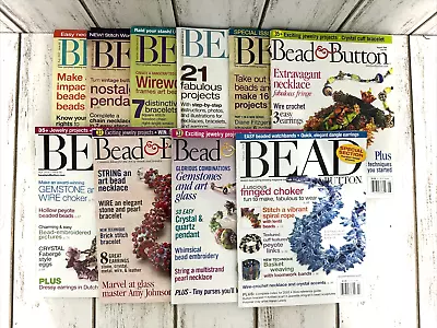 Lot Of 10 Bead And Button Magazines (Years 2004-2008) • $19.99