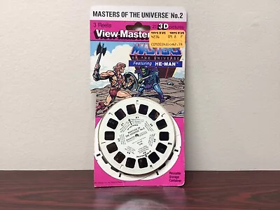 Masters Of The Universe #2 He-Man 3d View-Master 3 Reel Packet MOTU 1985 • $26.48