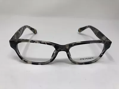 ZAC POSEN EYEGLASSES FRAME ANNABELL GR 50-16-130 Gray Marble Flex Hinge PP00 • $60