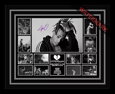 XXXTentacion - LIMITED EDITION SIGNED & FRAMED MEMORABILIA - BAD VIBES FOREVER • $118.99