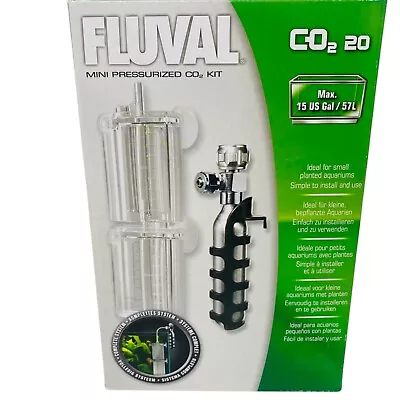 Fluval Mini Pressurized 20g-CO2 Kit - 0.7 Ounces A7540 For Aquariums • $26.39