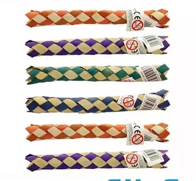 £8.99 • Buy 24x BAMBOO CHINESE FINGER TRAPS - PARTY BAG FILLERS BIRTHDAY TOYS CHILDREN UK SE