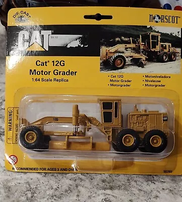 Norscot Cat 12G Motor Grader 1:64 Diecast 1998 New In Package #55703 • $30